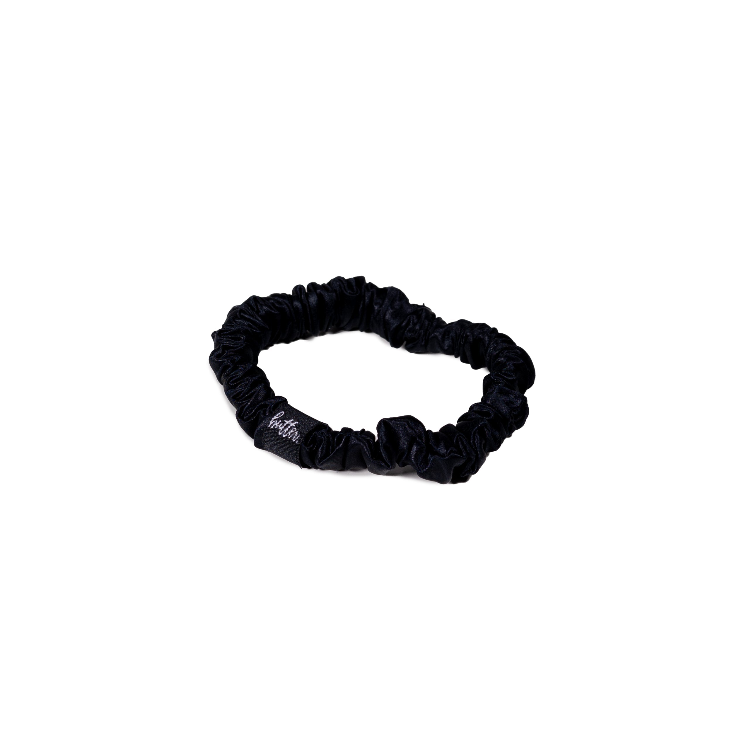 Black Skinny Scrunchie
