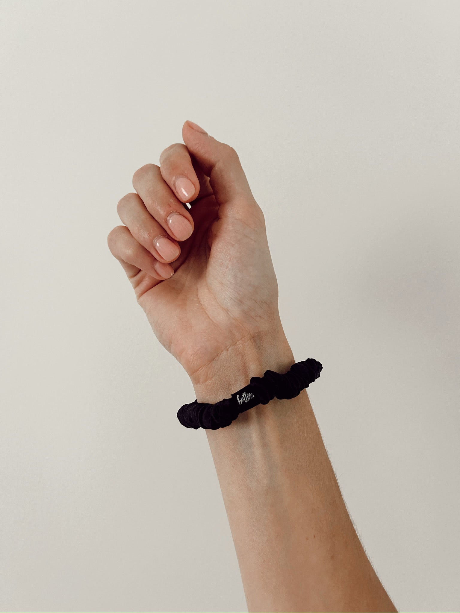 Black Skinny Scrunchie